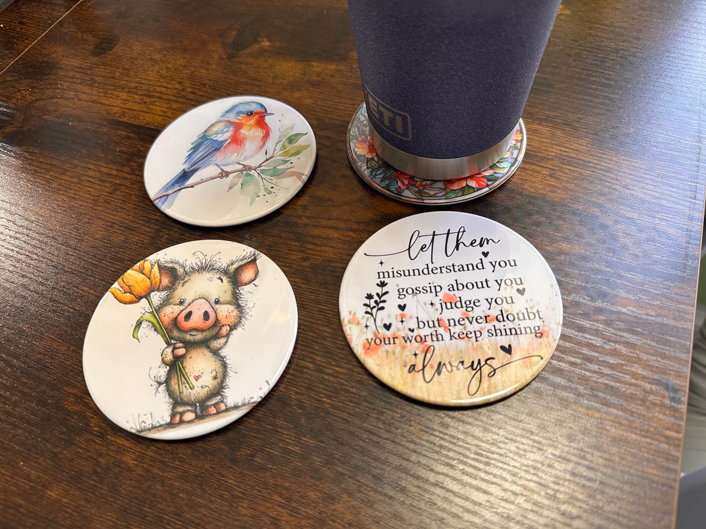 3.5inch Custom Coasters (set of 4)
