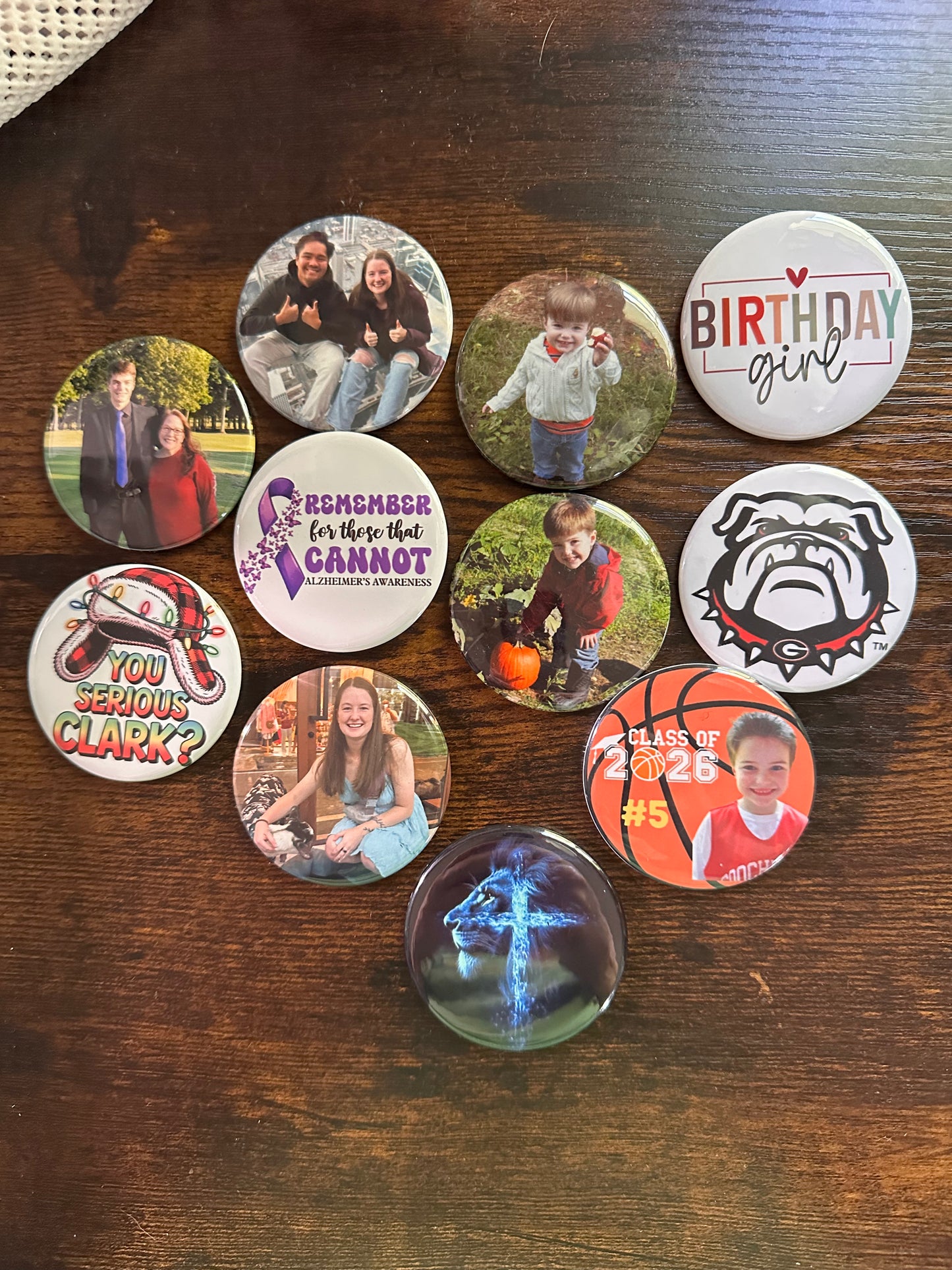 2.25 Round Custom Magnets  (set of 12)